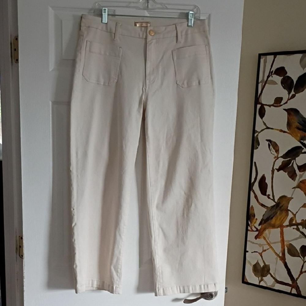 Kut from the Kloth Charlotte High Rise Wide Leg Patch Pocket Jeans